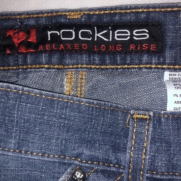 ROCKIES Relaxed Long Rise western jeans. VINTAGE! - Picture 7 of 9